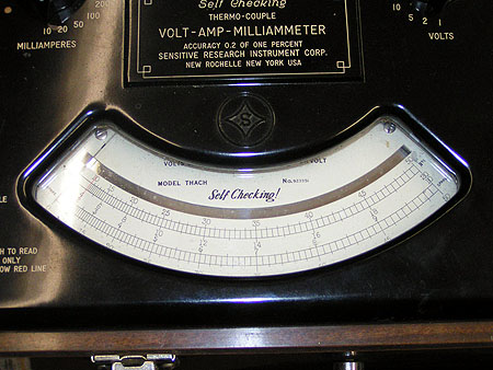 Sensitive Research THACH Meter Scale