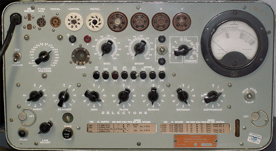 Hickok / US Military TV-10A/U Tube Tester 