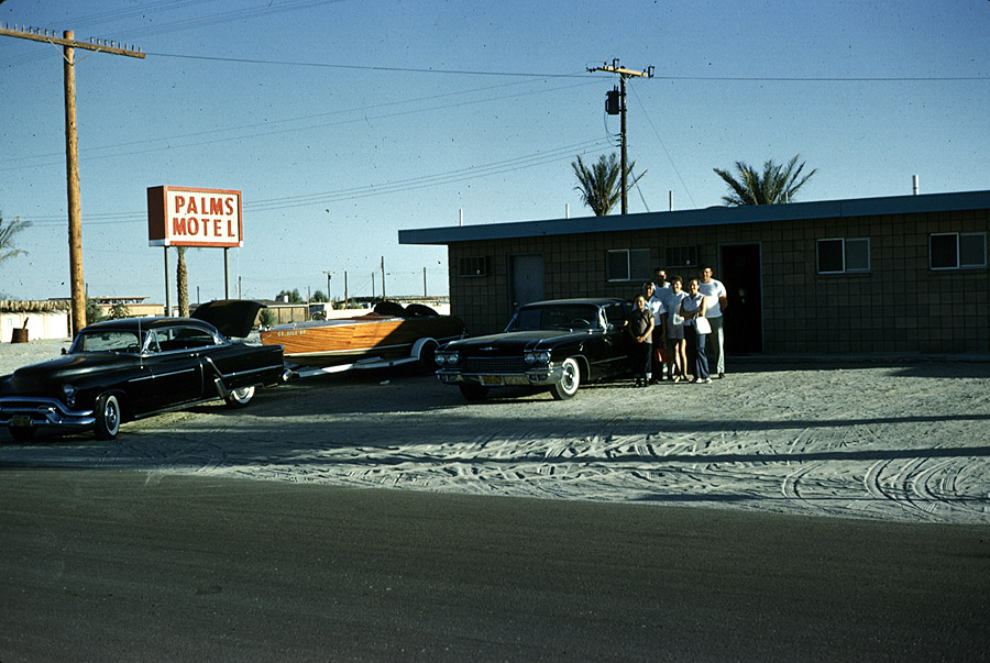 Olds and Lancer Ski Boat at the Salton Sea